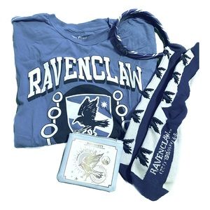 Ravenclaw XL Shirt set with Coin Pouch, Socks and headband